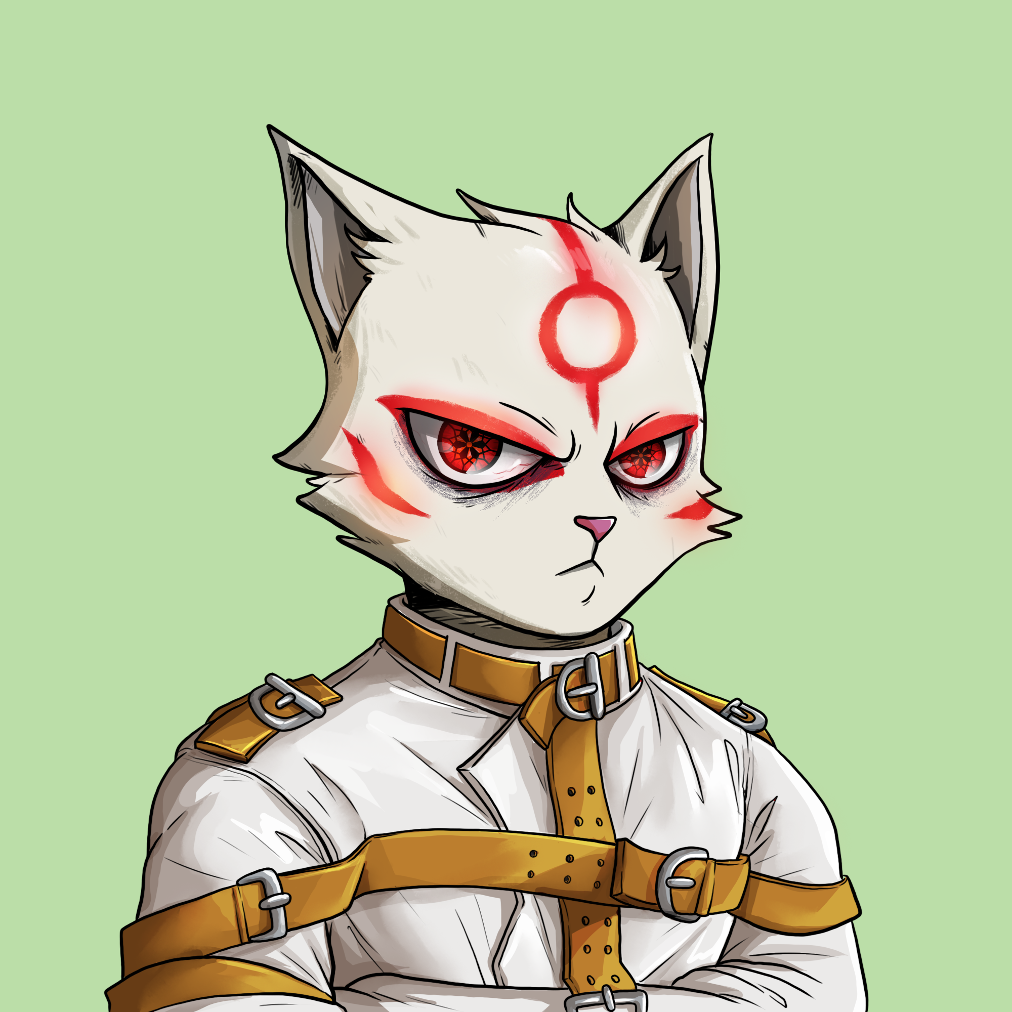 Rizzler NFT 2 - Straitjacket Cat